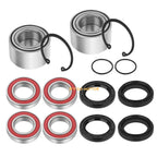 Front & Rear Wheel Bearings Seals Kit for Yamaha Grizzly 400 450 (2007–2014)