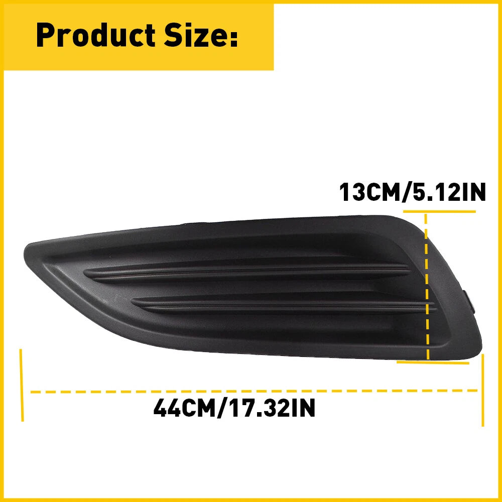 Pair Front Bumper Fog Lights for Ford Fiesta (2014â2019)