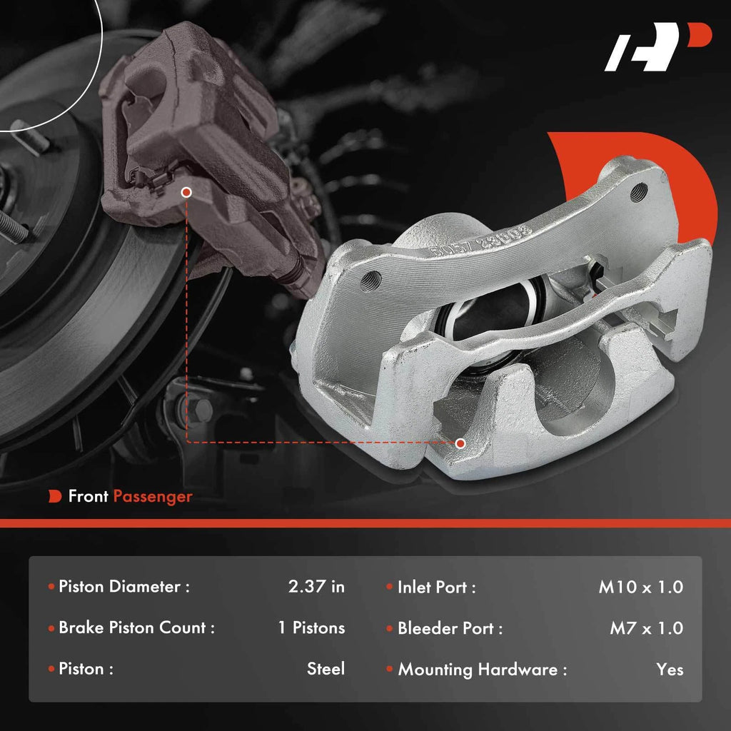 Front Right Disc Brake Caliper with Bracket for Mitsubishi Eclipse (1995-2005)