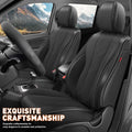 Set of 2 Universal Seat Cover Cushions for Touring Series Black