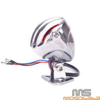 Finned Grill Tail Light for Harley, Honda, Yamaha, Suzuki, Kawasaki