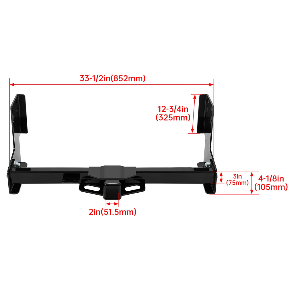 Class 3 Trailer Hitch Receiver 2" for Dodge Sprinter/Freightliner Sprinter (2007–2026)
