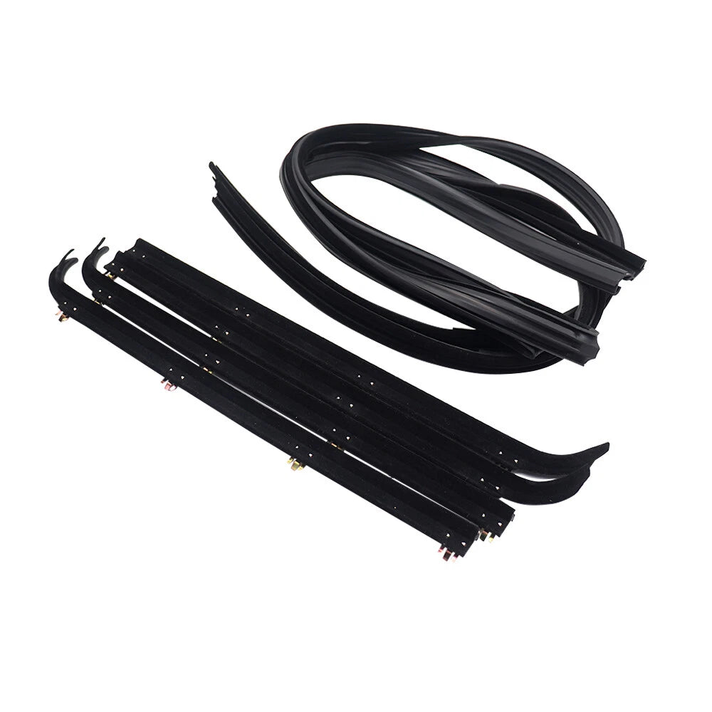 Set of 6 Window Sweep Weatherstrip for Ford Pickup Truck (1987–1997)
