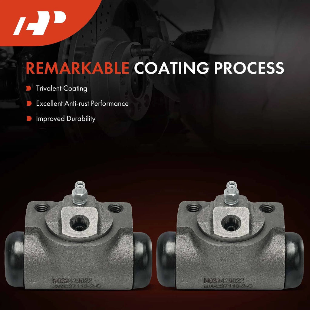 2X Rear Drum Brake Wheel Cylinder for Chevy Caprice Impala (1977–1990)