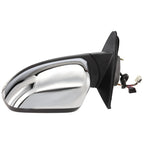 Left Heated Manual Folding Mirror for 2022 Jeep Grand Cherokee WK Chrome