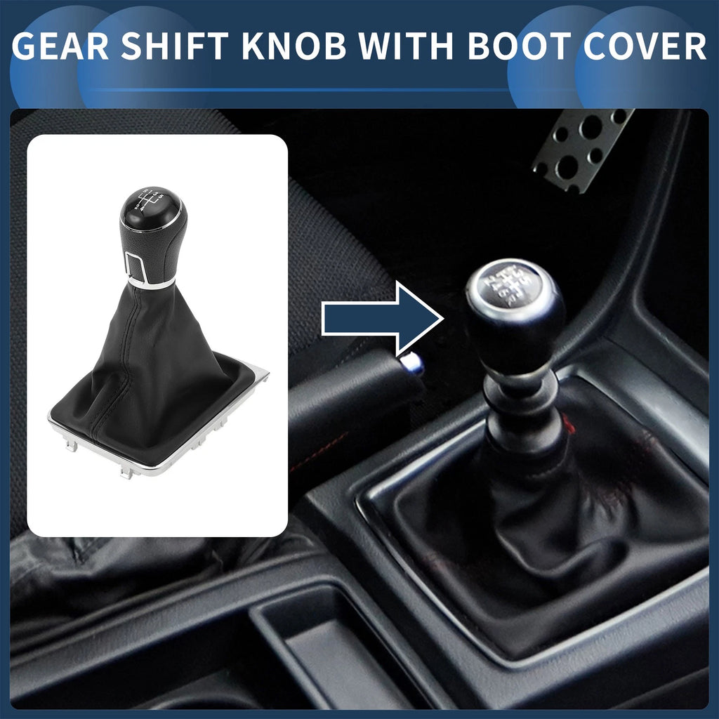 5 Speed Gear Shifter Knob with Cover No. 3AA711113A for VW Passat (2013–2021)