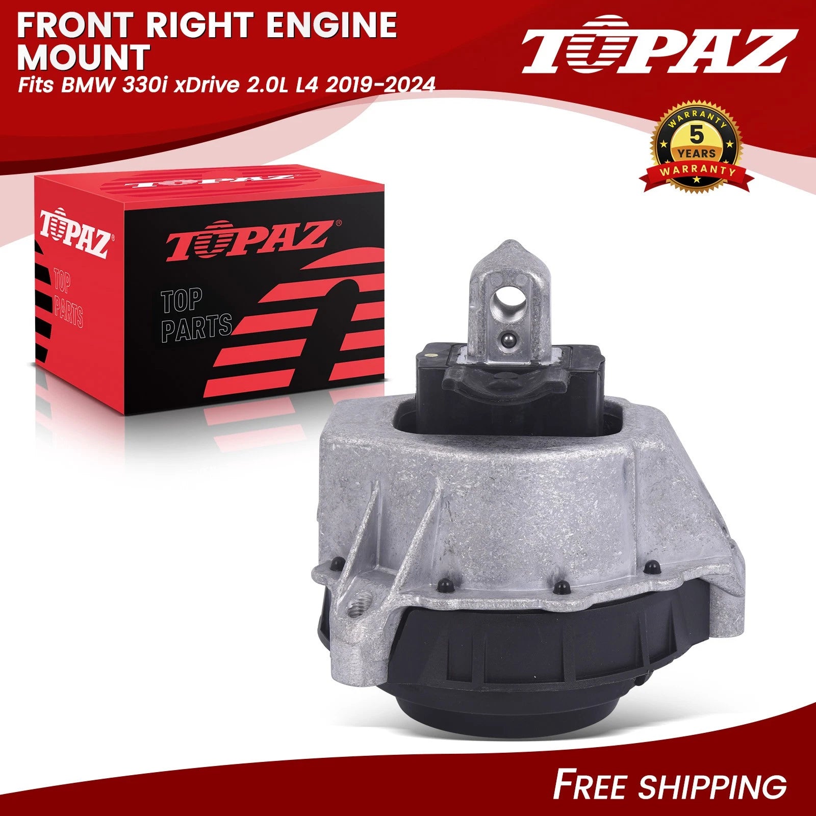Front Right Engine Mount for BMW 330i xDrive (2019–2024)