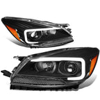 LED DRL Tube Bar Projector Headlight for Ford Escape (2013–2016)