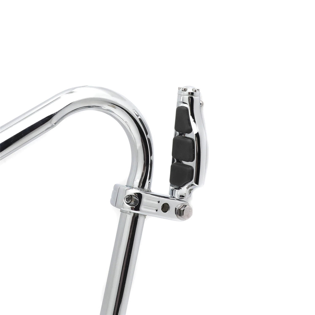 Chrome Highway Stiletto P-Clamp FootPeg Clamp Kit 1.25" for Honda GoldWing (GL180)