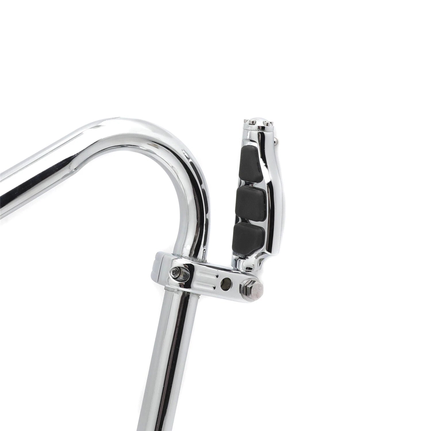 Chrome Highway Stiletto P-Clamp FootPeg Clamp Kit 1.25" for Honda GoldWing (GL180)