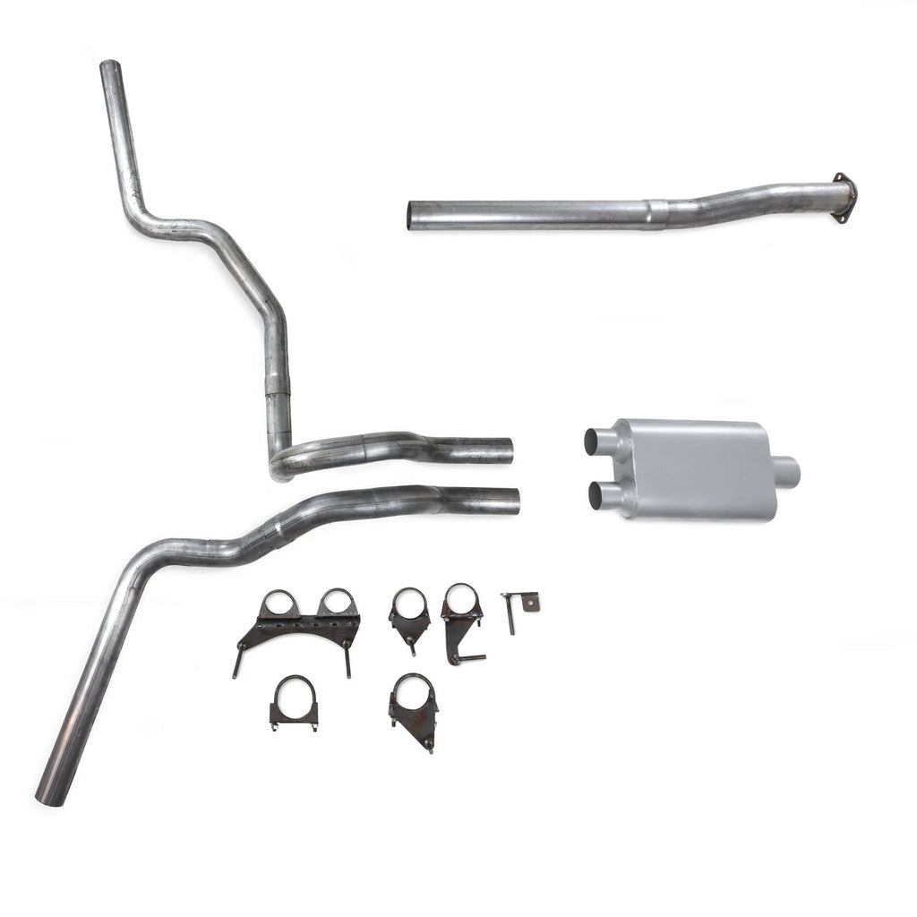 Dual Exhaust Kit for Toyota Tacoma (2016–2023) 2.5" 2 Chamber Muffler