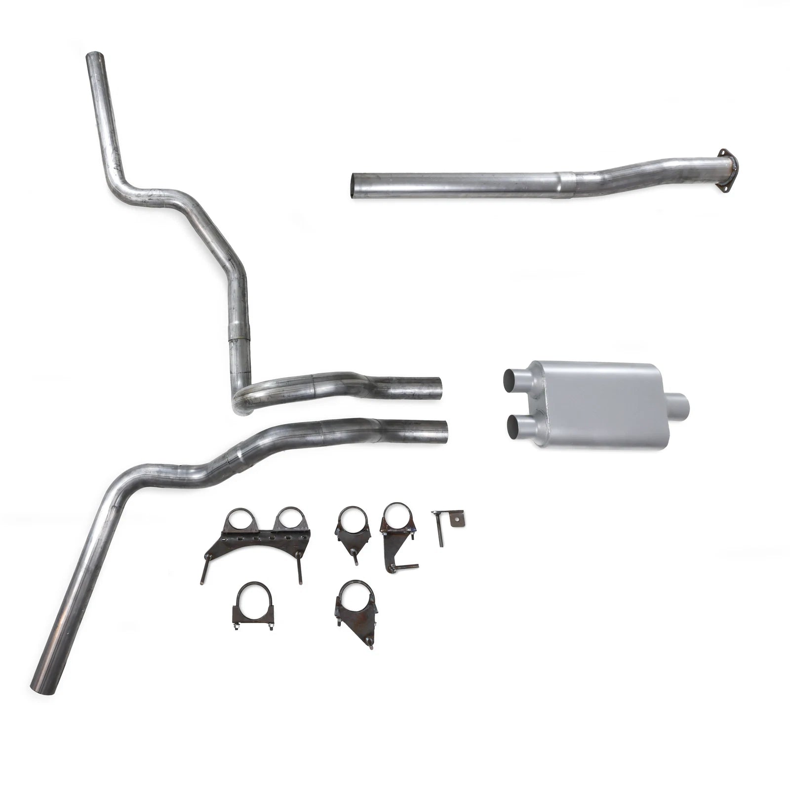 Dual Exhaust Kit for Toyota Tacoma (2016–2023) 2.5" 2 Chamber Muffler