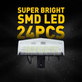 2X LED License Plate Light Housing for Prius Scion Matrix C-HR tC
