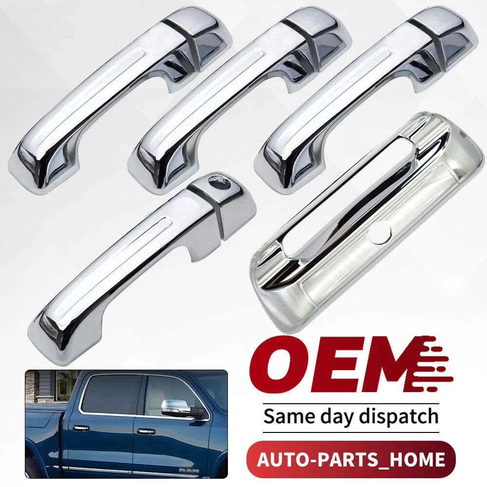 Chrome Door Handle & Tailgate Covers for Dodge Ram 1500 (2019–2023)