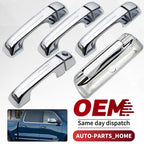 Chrome Door Handle & Tailgate Covers for Dodge Ram 1500 (2019–2023)