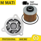 Oil Filter Cover & Filter for Yamaha V Star XVS1100 (2000–2009)