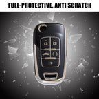 TPU Smart Key Fob Cover Kit for Chevrolet Equinox Camaro Cruze (2010–2023)
