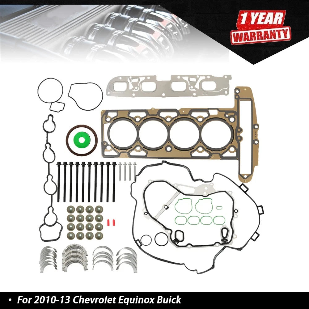 Connecting Rod Bearing and Head Washer Bolt Kit for Chevrolet Buick (2010–2013)