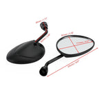 Pair Rearview Mirrors M8 for Piaggio Zip 2T 4T 25 50 100 125 (1993–2020)