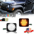 LED Front Side Marker Lights for Jeep Wrangler JK (2007–2015)