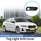 1 x Front Right Fog Light Grill for BMW 1 Series (2015 - 2018) Black