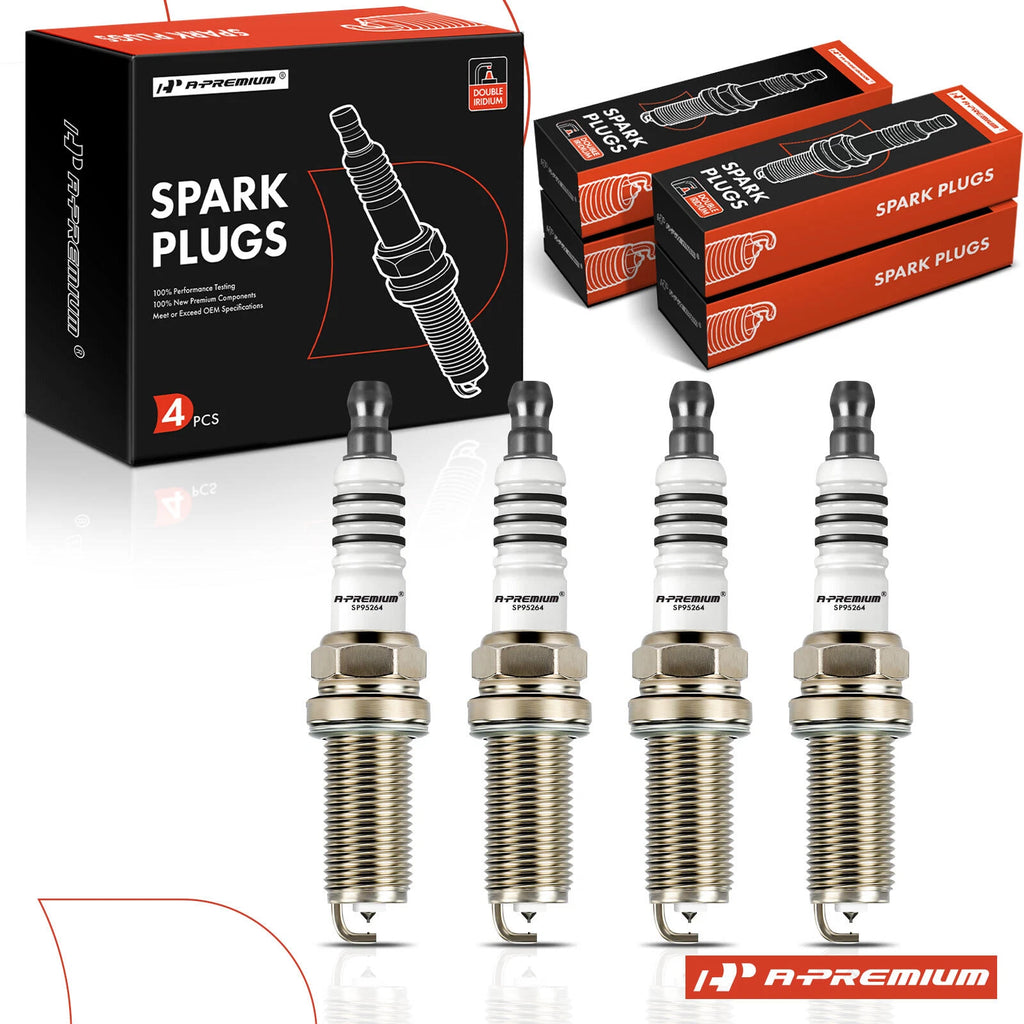 4X Double Iridium Spark Plug for Mitsubishi Outlander 