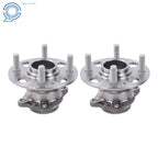 Pair Rear Wheel Bearings & Hubs for Hyundai Accent, Kia Rio (2012–2017)