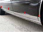 8p Luxury FX Chrome 2-2 9/16' Rocker Panel Molding for 06-11 Buick Lucerne