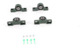 Set of 4 Pillow Block Mounted Ball Bearings UCP202-10 5/8" Bore