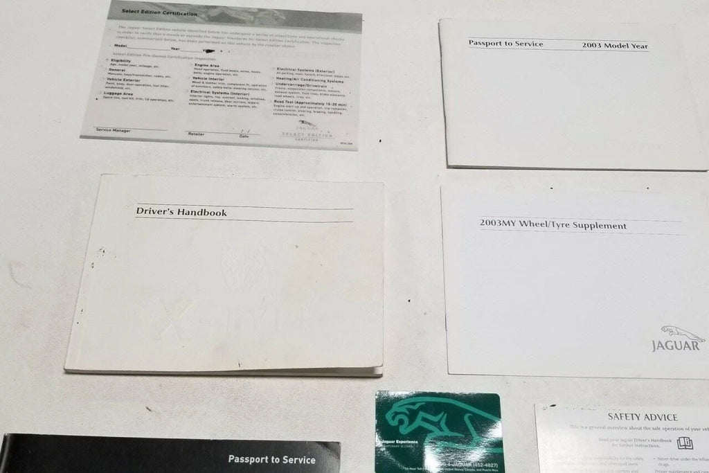 Owner Manuals Set for Jaguar X-TYPE (2003)