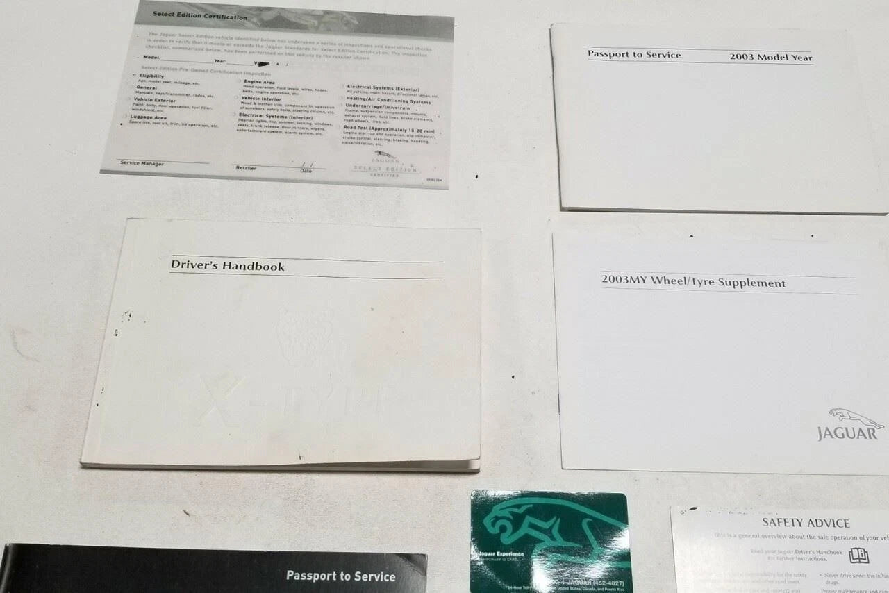 Owner Manuals Set for Jaguar X-TYPE (2003)
