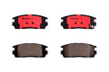 Set of 4 Brembo Rear NAO Ceramic Brake Pads for Chevrolet GMC Pontiac Saturn Suzuki