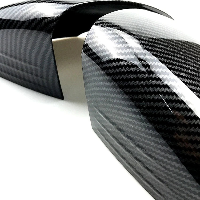Add-On Carbon Look Side Wing Mirror Cap Covers for Benz CLA-Class C118 (2019–2026)