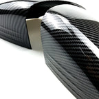 Add-On Carbon Look Side Wing Mirror Cap Covers for Benz CLA-Class C118 (2019–2026)