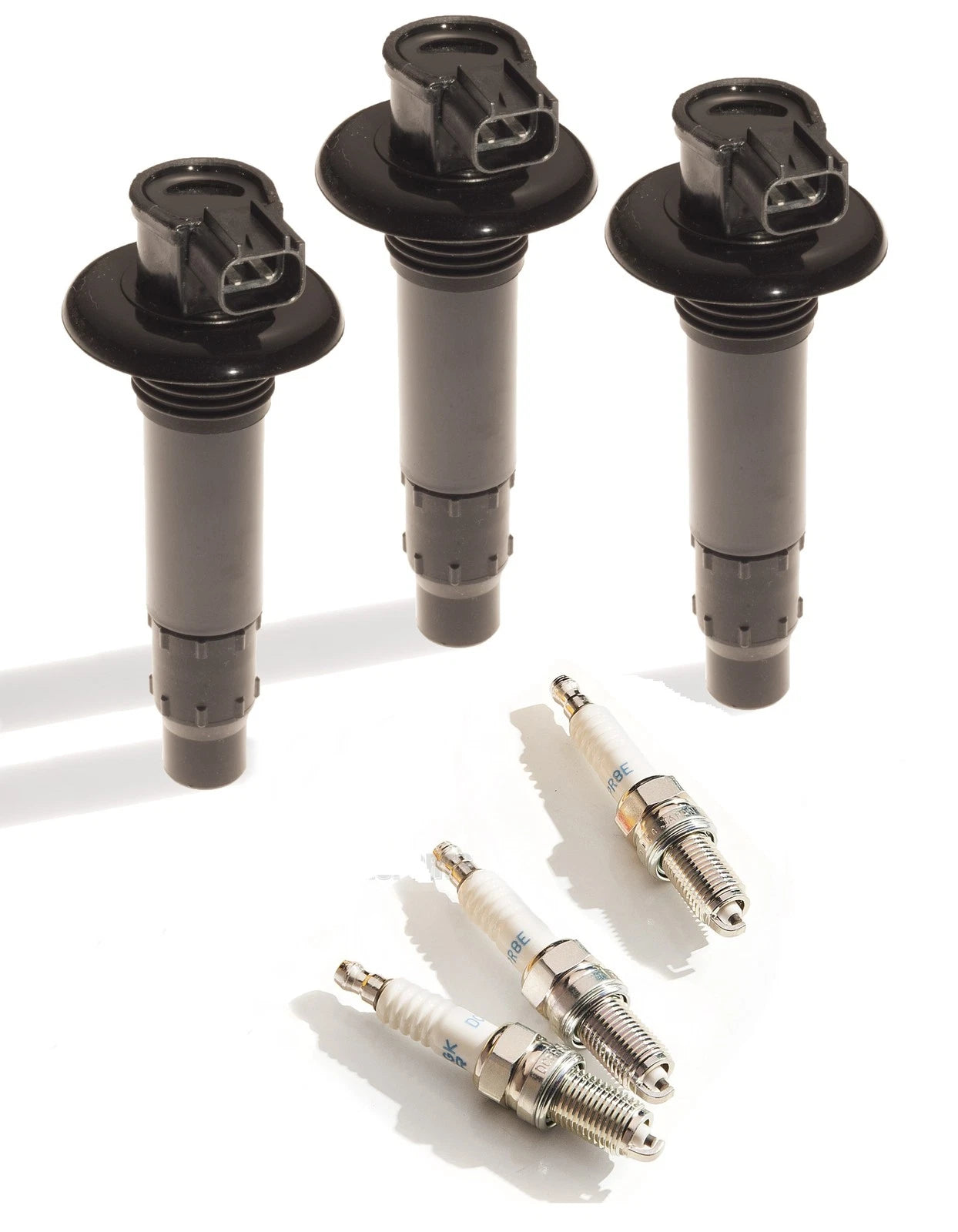 3 Pack Ignition Coil & NGK Plugs for Sea Doo 4-Tec (130-260 HP)