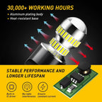 Set of 2 LED Bulbs for Car Backup Reverse Lights (6000K)