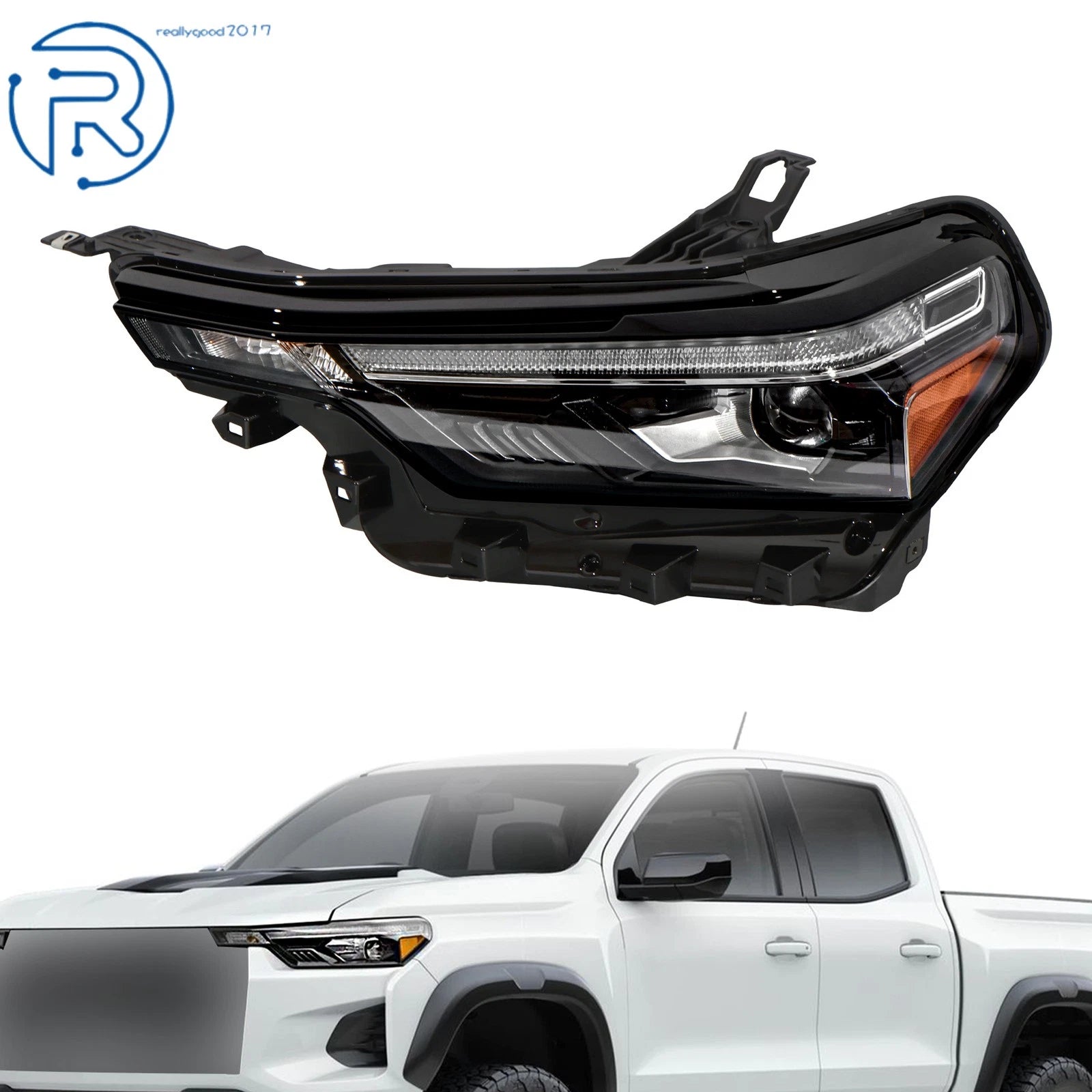 Left Side LED Projector Headlight Assembly for Chevrolet Colorado (2023–2025)