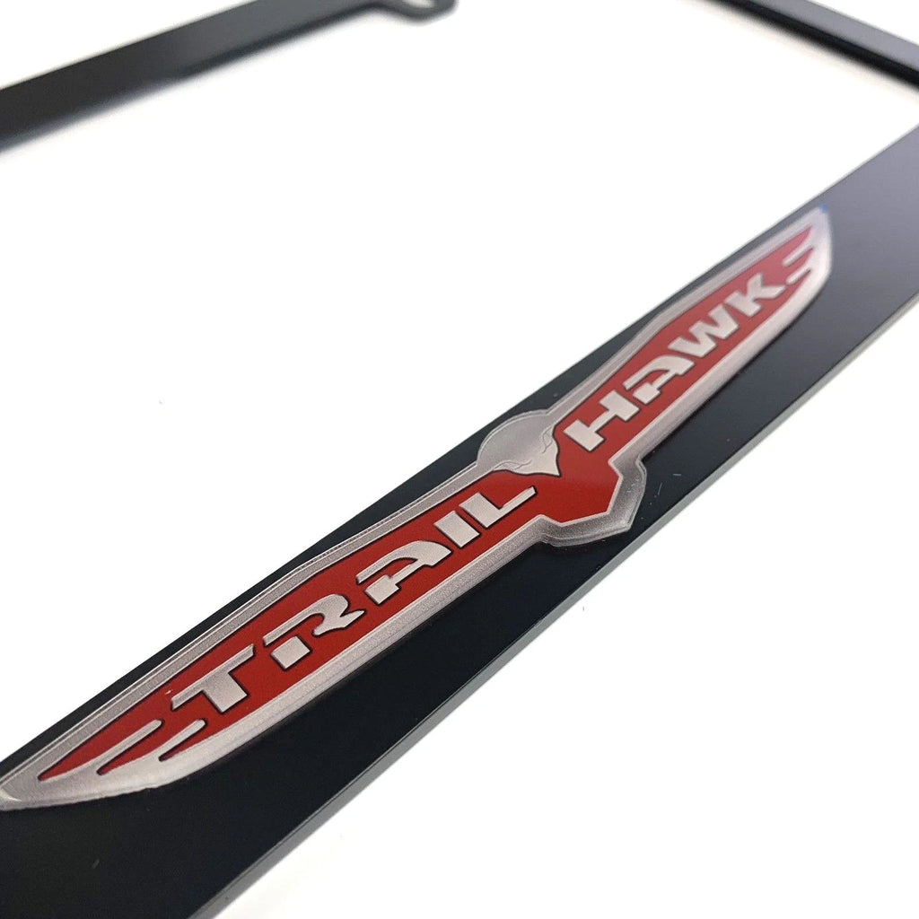 Matte Black Premium License Plate Frame for Jeep Grand Cherokee (2014–2023)
