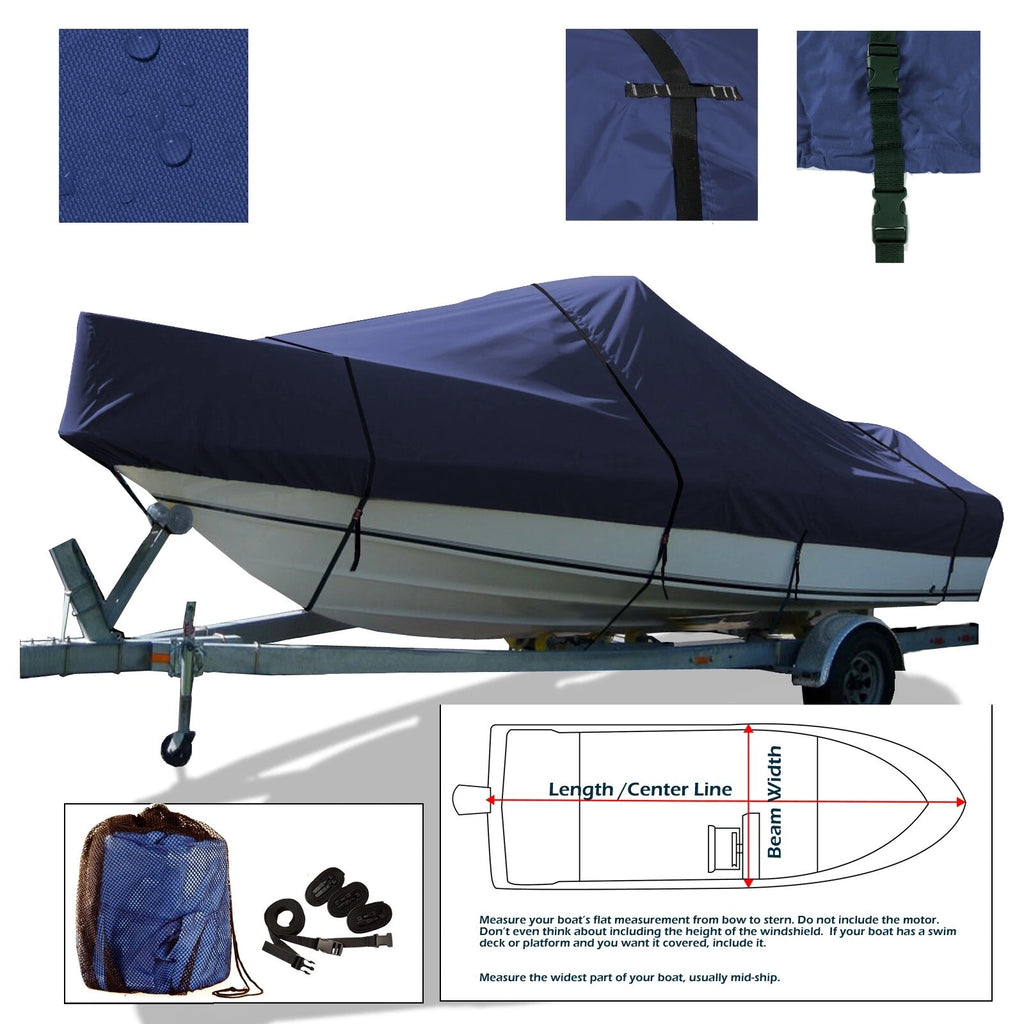 Boat Cover for Bayliner 2252 Classic Cuddy Cabin (600D, Trailerable)