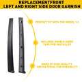 Set of 2 Side Door Garnish Trim Pillar Sash for Honda Civic (1992–1995)