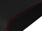 Carbon Fiber Console Lid Cover for Jeep Grand Cherokee (2005–2010) Red Stitch