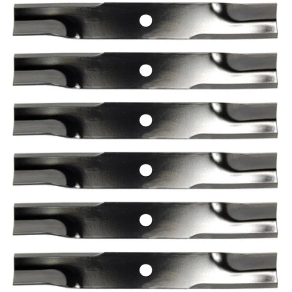 6 Hi-Lift Blades for Cub Tank Commercial 50" Deck ZTR (Fits 01010168)