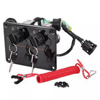 Dual Engine Key Switch Panel Assembly for Yamaha (6K1-82570-08-001)