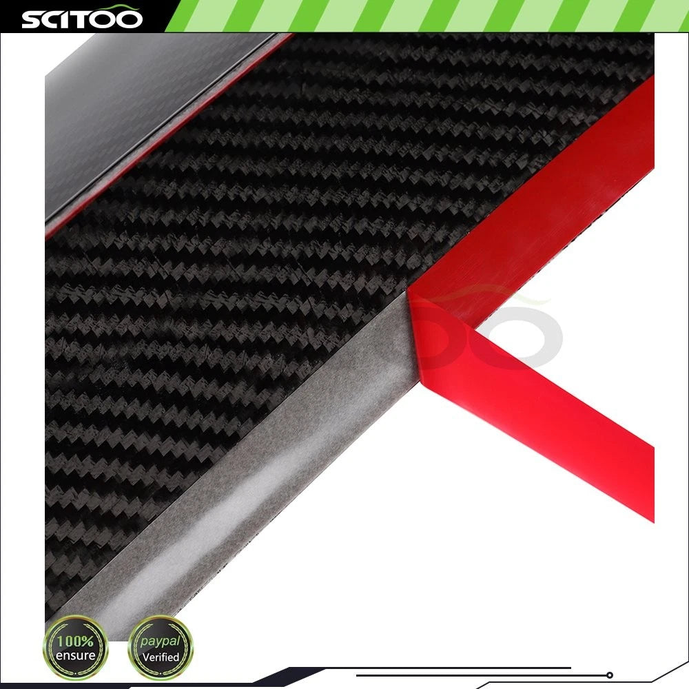 HighKick Glossy Carbon Fiber Trunk Lid Spoiler for Infiniti G25 G37 (2009–2013)