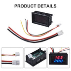 DC Voltmeter Amps Meter for Easy Visibility (0-28)