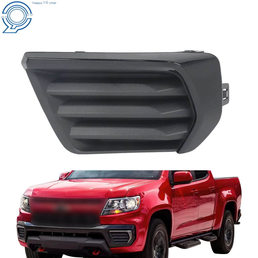 Fog Light Lamp Cover Trim for Chevrolet Colorado (2021–2022) Black LH