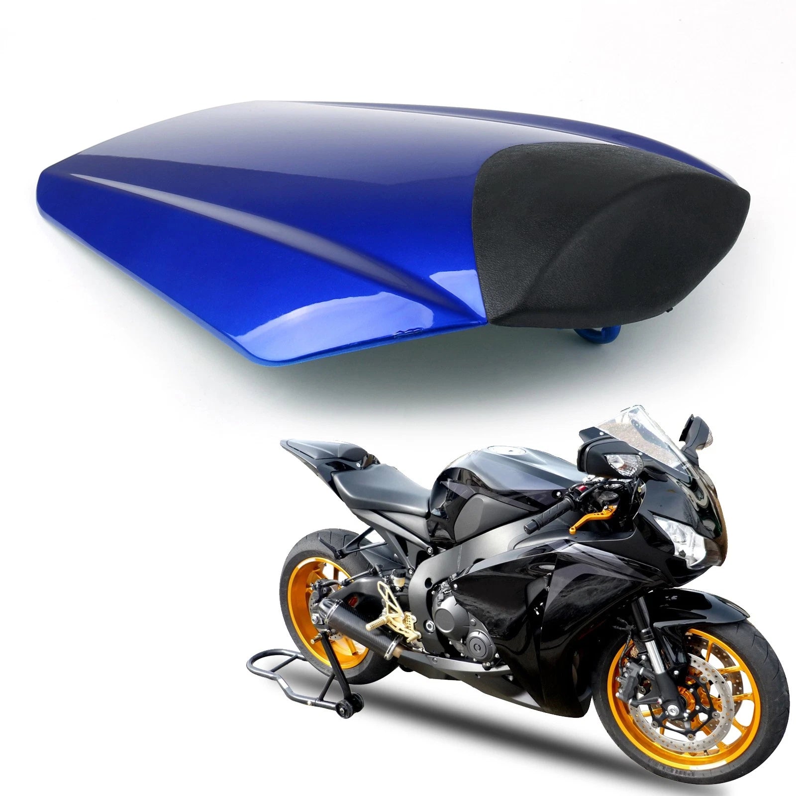 Rear Seat Cover Cowl for Honda CBR 1000RR (2008–2016) Blue