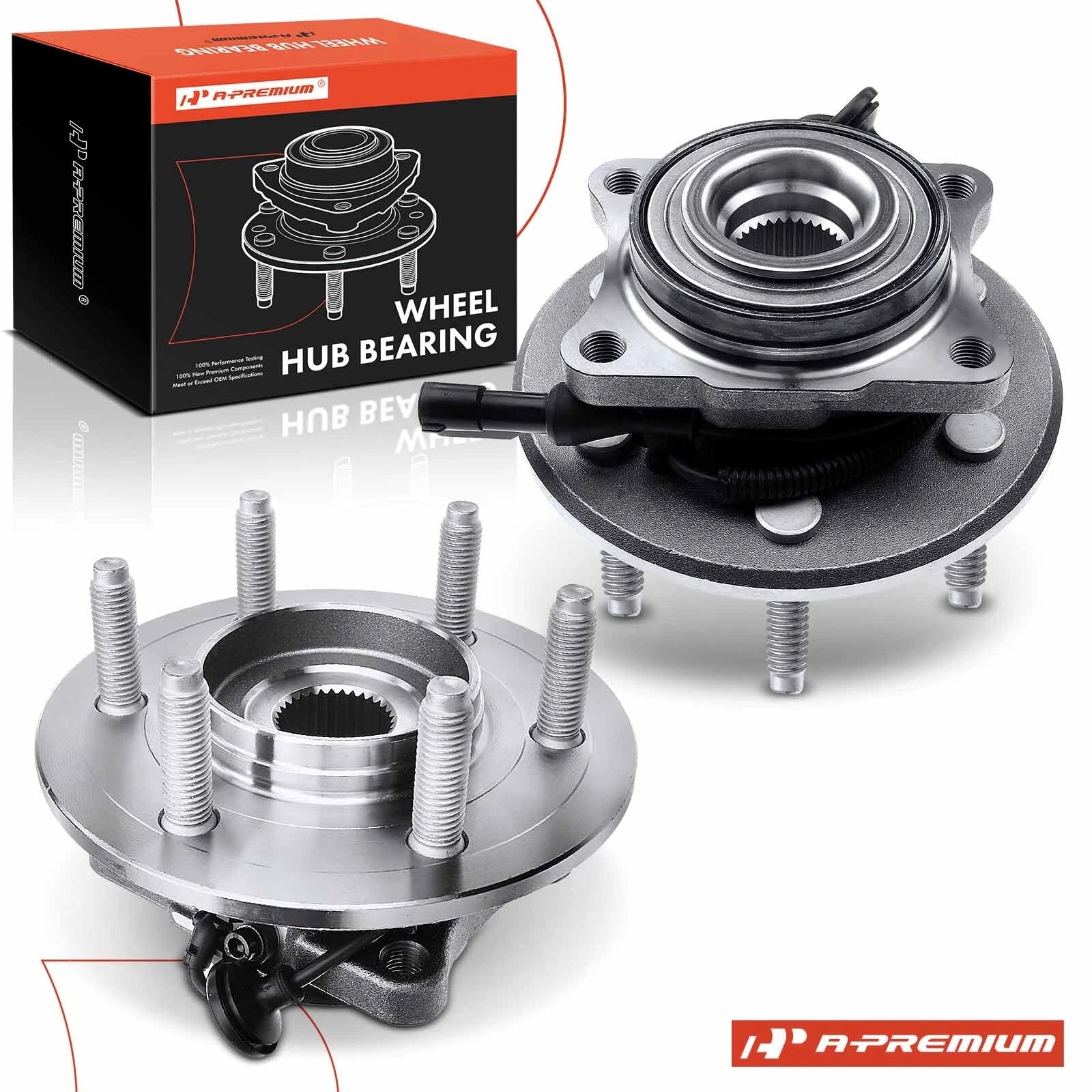 2X Rear Wheel Hub & Bearing Assembly for Ford Expedition (2007–2010)