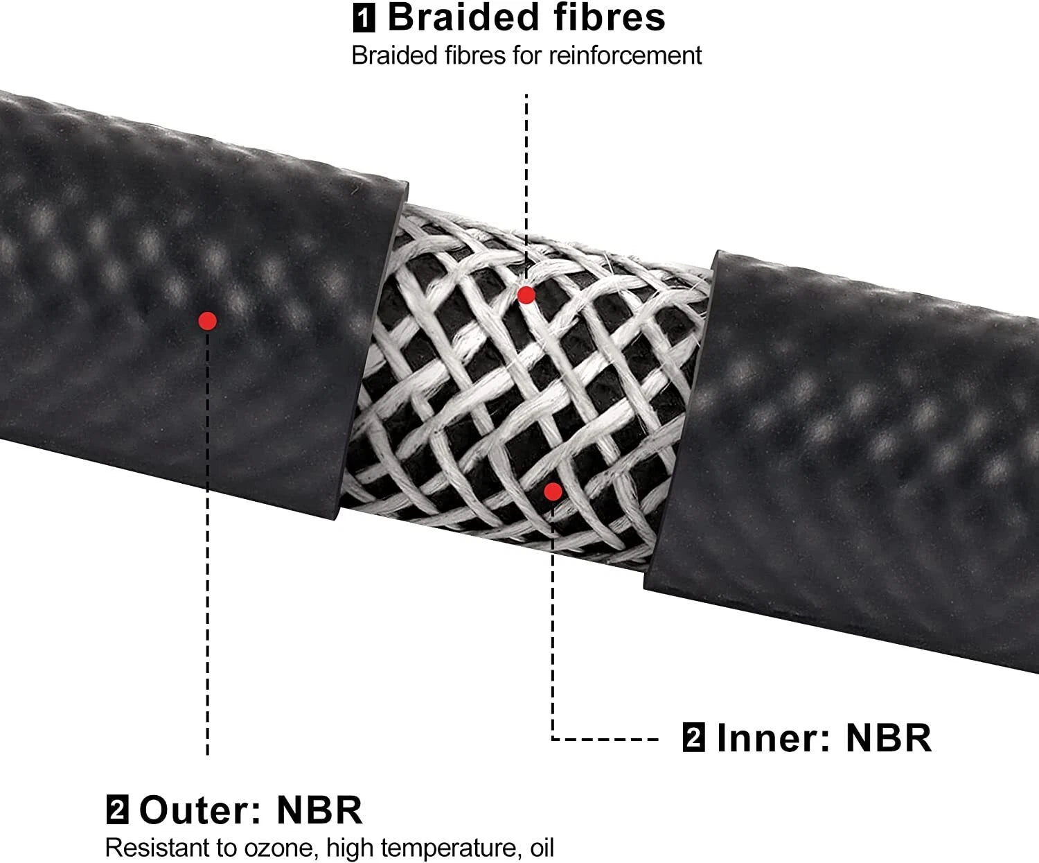 Fuel Line Hose 5/8 Inch ID for Small Engine (25FT)