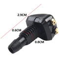 2X Windshield Washer Nozzle for Car (Dual Holes)